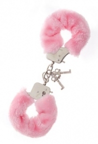 Наручники Metal Handcuff with Plush, PINK (T160033)