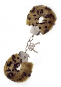 Наручники, Metal Handcuff with Plush, LEOPARD (T160034)