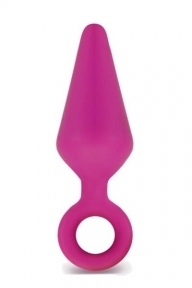Анальний плаг LUXE CANDY RIMMER LARGE FUCHSIA (T330236)