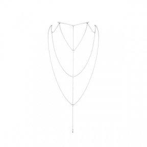 Прикраса для спини та декольте Bijoux Indiscrets Magnifique Back and Cleavage Chain - Silver