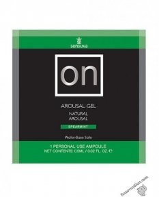 Пробник збуджувального гелю Sensuva — ON Arousal Gel for Her Spearmint (6 мл), SO7845