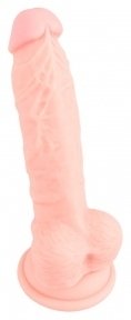 Фалоімітатор з мошонкою Medical Silicone Dildo, 18х3,5 см