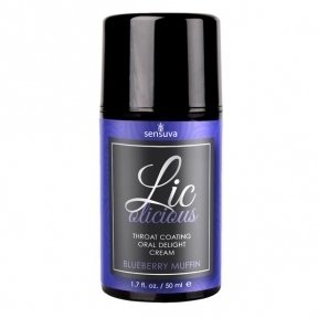 Гель для мінету Sensuva - Lic-o-licious Blueberry Muffin, 50 мл (SO3200)