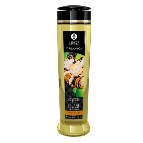 Органічна масажна олія Shunga ORGANICA - Almond Sweetness (240 мл) з вітаміном Е (SO3937)