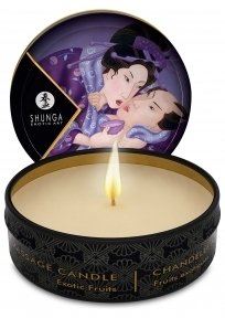 Масажна свічка Shunga MINI MASSAGE CANDLE - Exotic Fruits, 30 мл
