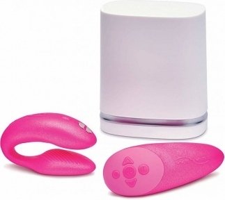Вібромасажер для пар We-Vibe Chorus, Pink (W44011)