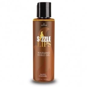 Зігріваючий масажний гель Sensuva - Sizzle Lips Salted Caramel, 125 мл (SO3211)