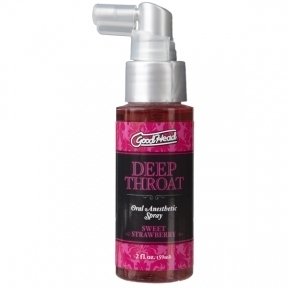 Спрей для мінету Doc Johnson GoodHead Deep Throat Spray – Sweet Strawberry, 59 мл