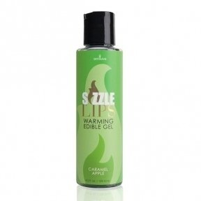 Зігріваючий масажний гель Sensuva - Sizzle Lips Caramel Apple, 125 мл (SO3209)