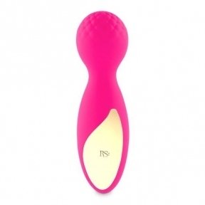 Міні-вібромасажер RIANNE S - Lovely Leopard Mini Wand Pink (SO3886)