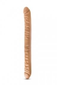 Подвійний фаллоімітатор DR SKIN 18INCH MOCHA (T331244)