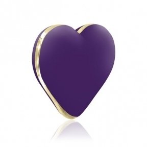 Вібратор-серце Rianne S: Heart Vibe Purple, 10 режимів роботи (SO3876)