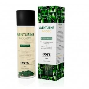 Масажна олія EXSENS Aventurine Avocado (анти-стрес з авантюрином), 100 мл
