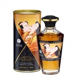 Розігріваюча олія Shunga APHRODISIAC WARMING OIL - Caramel Kisses, 100 мл