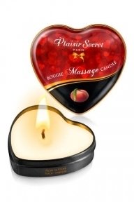 Масажна свічка серця Plaisirs Secrets, 35 мл