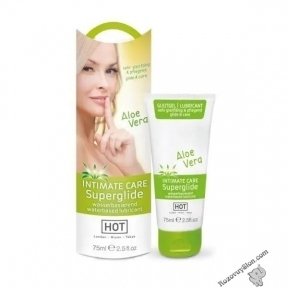 Лубрикант Intimate care superglide aloe vera, 75 мл