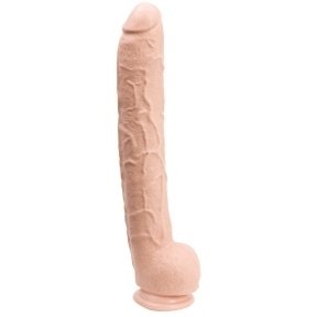 Фалоімітатор Doc Johnson Dick Rambone Cock White (в ПЕ пакеті!), 42x6 см (SO4556)
