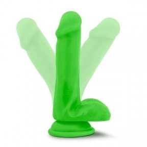 Фалоімітатор з подвійною щільністю NEO ELITE COCK W. BALLS NEON GREEN (T331187)