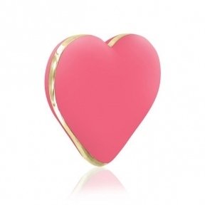 Вібратор-серце Rianne S: Heart Vibe Coral, 10 режимів роботи (SO3875)