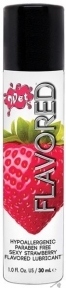 Лубрикант Wet Flavored Sexy Strawberry (соковита полуниця), 30 мл (WT43078)