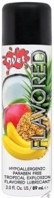 Їстівний лубрикант Wet Flavored Tropical Fruit Explosion (тропічні фрукти), 89 мл (WT43065)