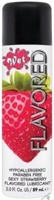 Лубрикант Wet Flavored Sexy Strawberry (соковита полуниця), 89 мл (WT43082)