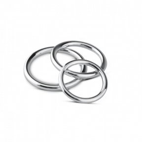 Набір ерекційних кілець Sinner Gear Unbendable - Cock/Ball Ring & Glans Ring Set (SO4584)