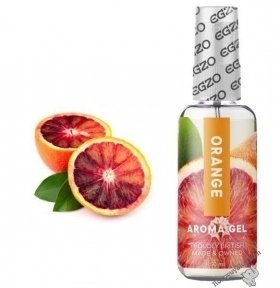 Їстівний гель-лубрикант EGZO AROMA GEL - Orange, 50 мл (461186)