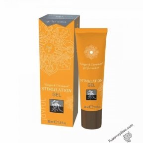 Гель для інтимної стимуляції Shiatsu Імбир та Кориця, 30 мл (HOT67212)