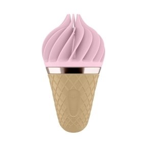 Морозиво спінатор Satisfyer Lay-On - Sweet Temptation Pink/Brown (SO3552)