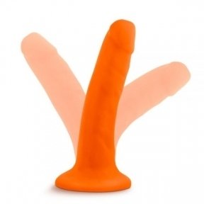 Фалоімітатор NEO 6INCH DUAL DENSITY COCK NEON ORANGE (T331018)