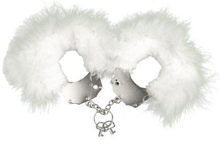 Наручники металеві Adrien Lastic Handcuffs, білий