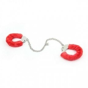 Наручники Metal Handcuff With a Long Chain , Red (810290)