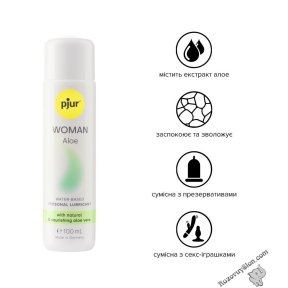Лубрикант на водній основі pjur Woman Aloe, 100 мл
