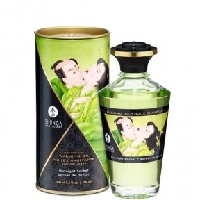 Розігріваюча олія Shunga APHRODISIAC WARMING OIL - Midnight Sorbet, 100 мл