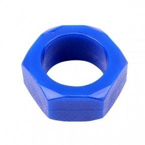 Кільце ерекційне Nust Bolts Cock Ring-Blue (CH94084)