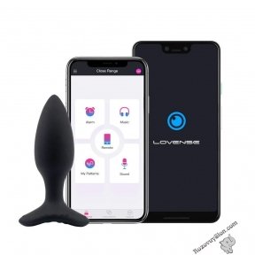 Анальна смарт вібропробка Lovense Hush 2, розмір S (SO6350)