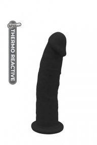Фалоімітатор Термоактивний REAL LOVE 6, Black, 15,2х3 см (DT21563)