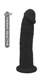 Фалоімітатор Термоактивний REAL LOVE 9, Black, 22,9х5 см (DT21565)