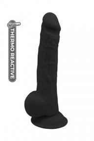 Фалоімітатор Термоактивний REAL LOVE 9.5, Black (DT21568)