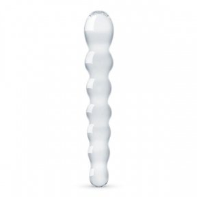 Скляний ділдо у вигляді намистин Gildo Glass Dildo No. 19 (SO4419)