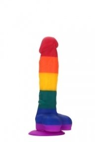 Райдужний фалоімітатор COLOURFUL LOVE DILDO (DT21692)