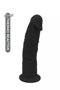Фалоімітатор Термоактивний REAL LOVE 7.5, Black, 19х4 см (DT21564)