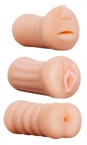 Набір мастурбаторів XXX To-Go Threesome (61325260530000)