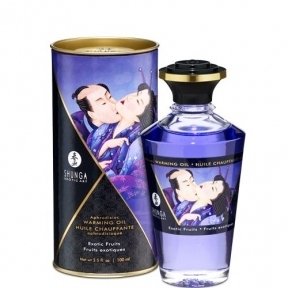 Розігріваюча олія Shunga APHRODISIAC WARMING OIL - Exotic Fruits, 100 мл