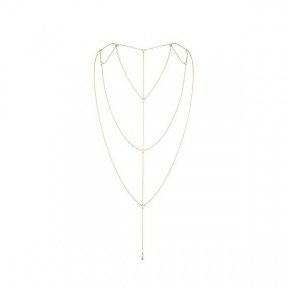 Прикраса для спини та декольте Bijoux Indiscrets Magnifique Back and Cleavage Chain - Gold