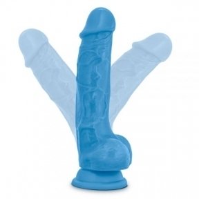 Фалоімітатор з подвійною щільністю NEO 7.5 INCH COCK W. BLUE BALLS (T331044)