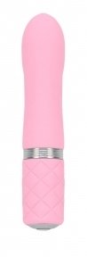 Розкішний вібратор PILLOW TALK - Flirty Pink з кристалом Swarovski