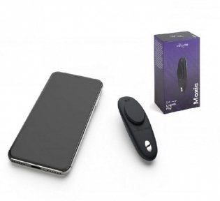 Вібратор в трусики Moxie від We-Vibe з функцією керування з телефону BLACK (W44071)