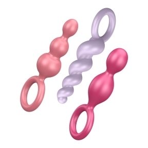 Набір анальних пробок Satisfyer Plugs colored (set of 3)